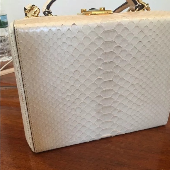 MARK CROSS GRACE BOX PYTHON BAG - Picture 7 of 7